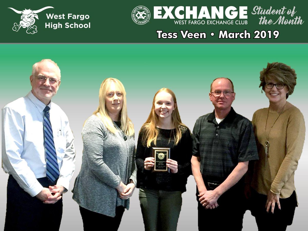 wfpackerbackers's tweet photo. Congratulations to Tess Veen on being named WFHS's Student of the Month for March with the WF Exchange Club. Great job on all of your accomplishments, Tess!! #wfpackerpride https://t.co/QILUdZAKxY