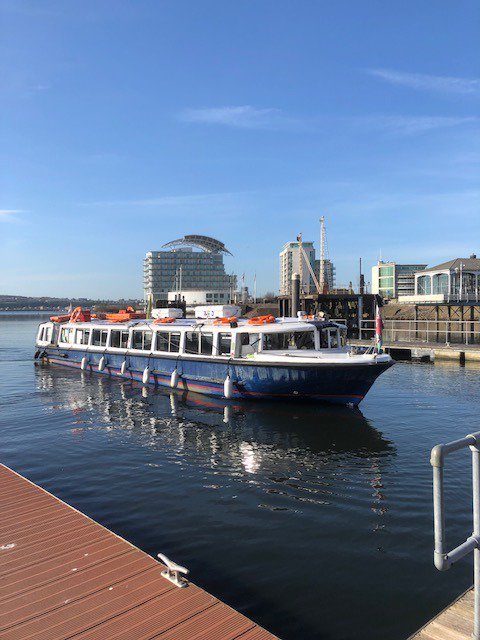 CardiffBoat's tweet image. Perfect day for a boat trip in the sunshine  from @buteparkcardiff to @VisitCardiffBay and a walk along the Barrage @WalesCoastUK to meet @CrocInTheDock . @VisitCardiff @visitwales @fly2wales @cardiff_castle @NorwegianChurch @ruthwignall @MikeDoyleComedy