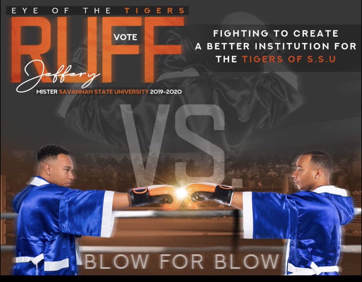 lalenaaaaaaaa's tweet photo. Uppercutting you with TRADITION and INVOLVEMENT 🥊

Jabbing you with GUIDANCE and EXCELLENCE 🥊

Right hooking you with REVIVAL and SATISFACTION 🥊

#EyeOfTheTIGERS 🐯

As Mr. SSU I will ensure that I FIGHT to create a better institution for the tigers of SSU! 

#JR4TheCROWN #SSU https://t.co/p0yBVmvkHL