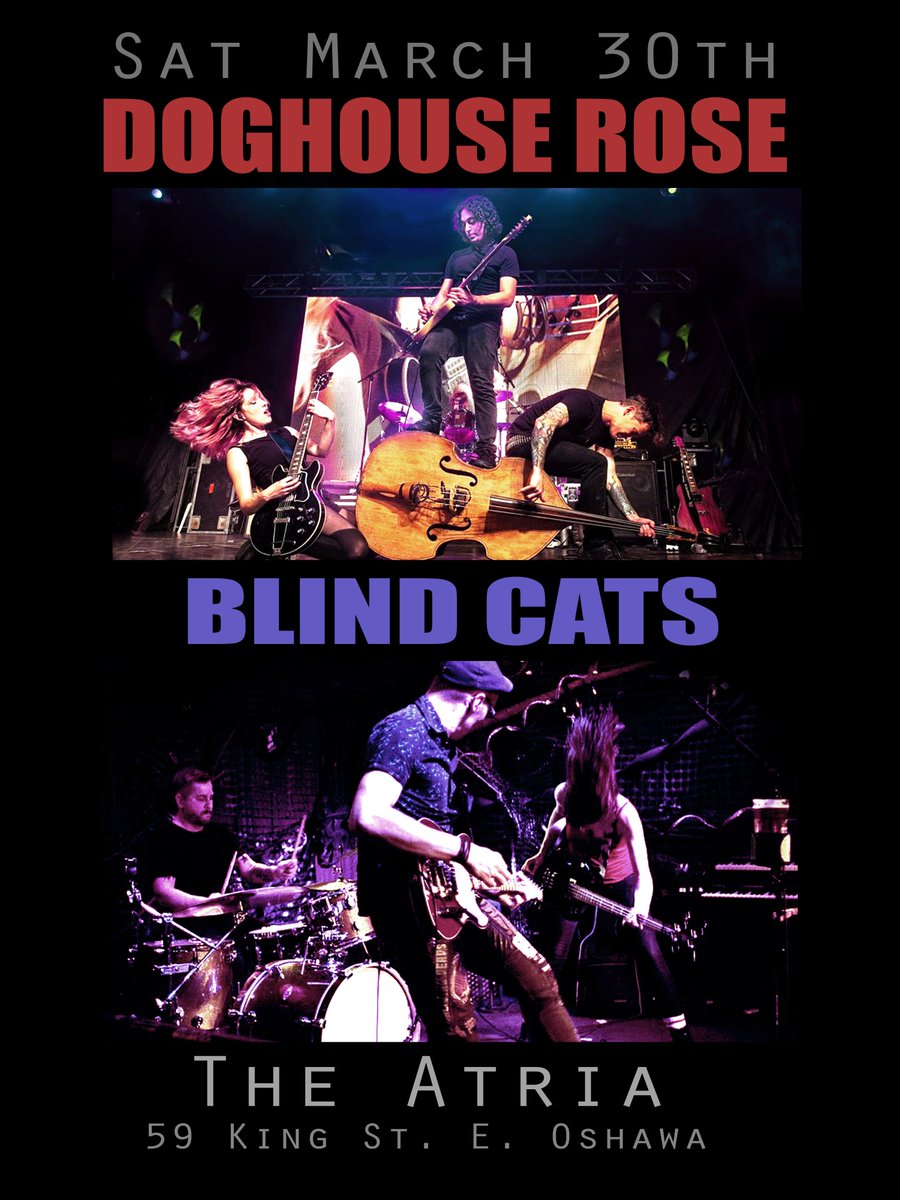 Good ol' Oshawa, this Saturday with <a href="/DoghouseRose/">Doghouse Rose</a>! #RockAndRoll