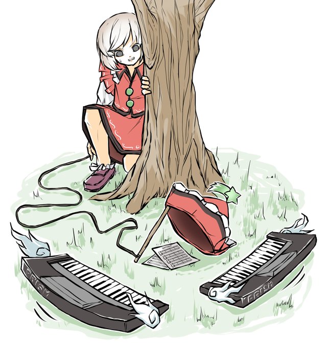 「against tree」 illustration images(Latest｜RT&Fav:50)
