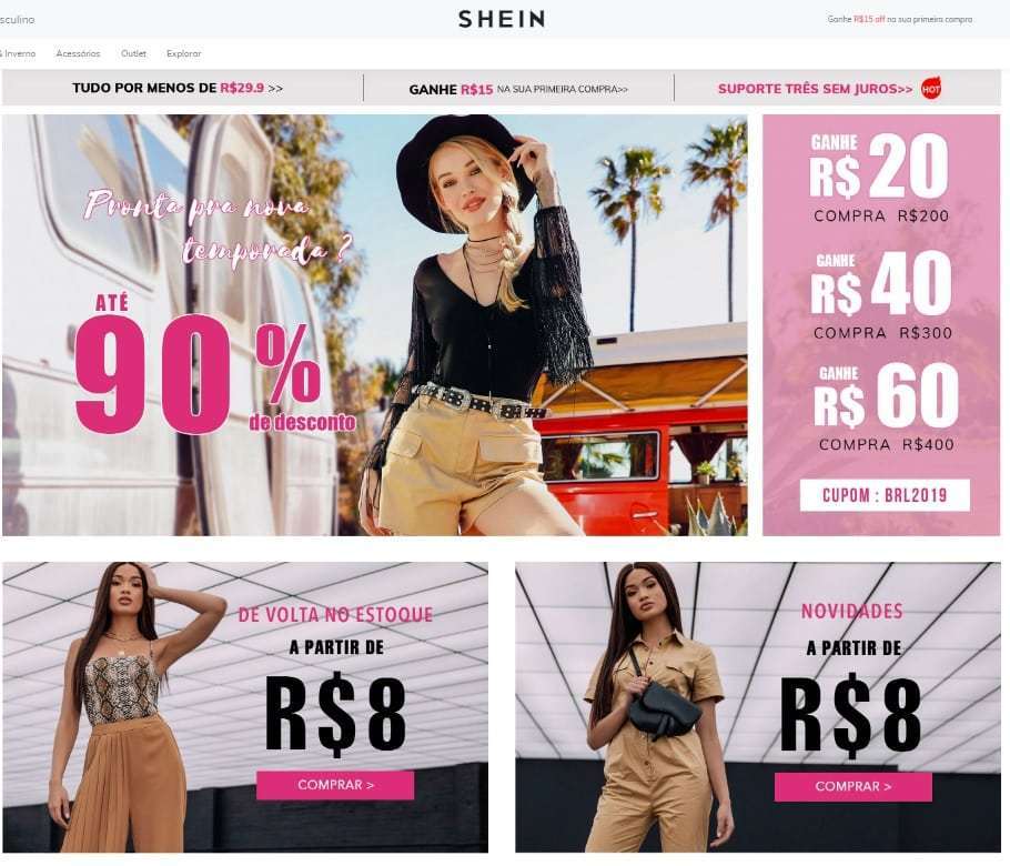 CompraNoExterio's tweet photo. SHEIN é confiável?
Conheça melhor esta excelente lojas de roupas na China. https://t.co/GKKShRUFLq https://t.co/9NSHnDZKEP