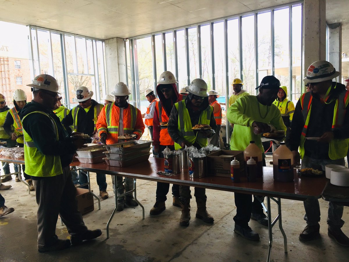 EdificeConst's tweet photo. We are celebrating with @LithkoLLC, @ActsRetirement and @rpadesign_pc the topping out of Willowbrooke Court at Plantation Estates! Special thanks to Lithko for providing the lunch! https://t.co/Gm5bWrtmGZ