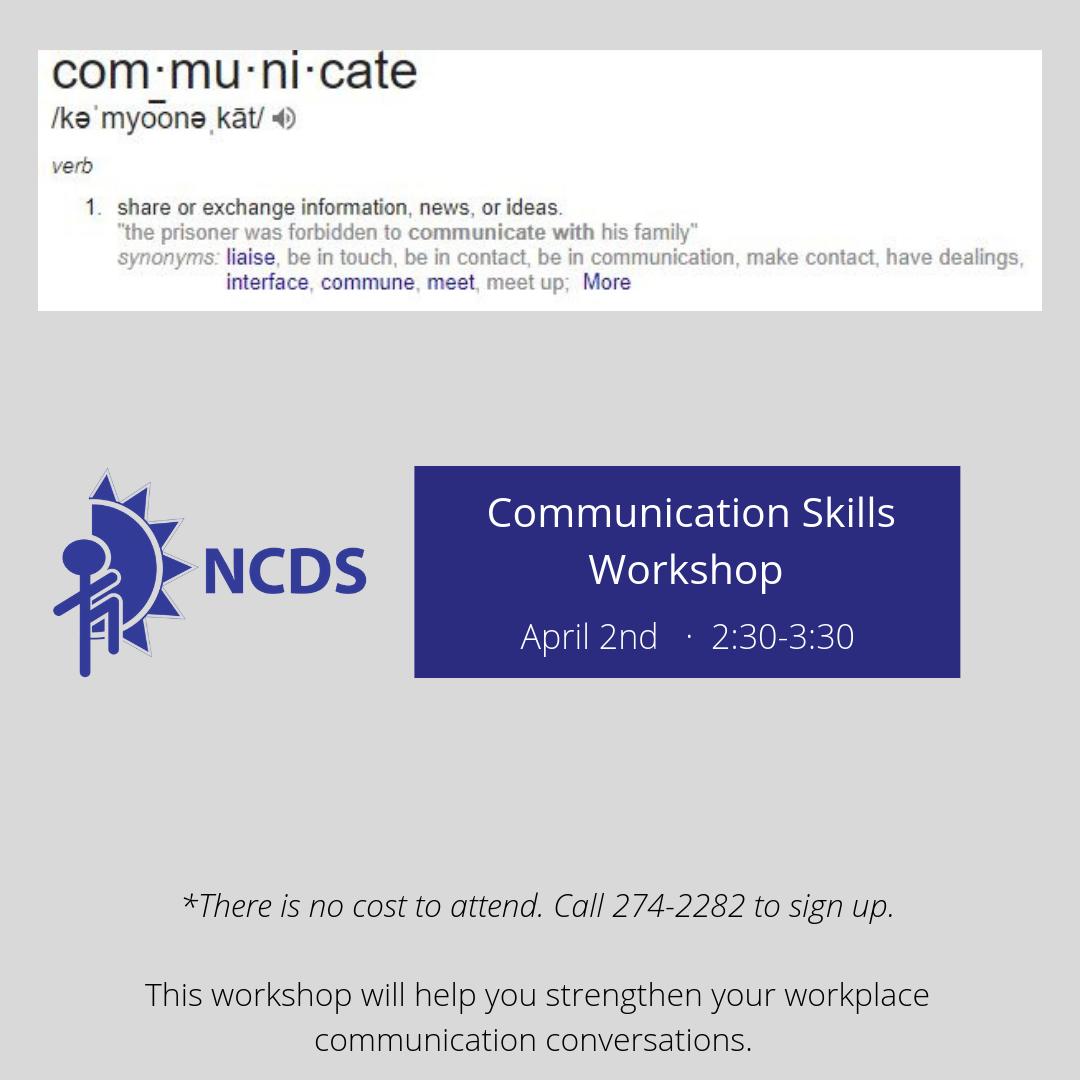 NCDS4Jobs's tweet photo. Effective Communication is important EVERYWHERE! https://t.co/gbLPGCdnwh