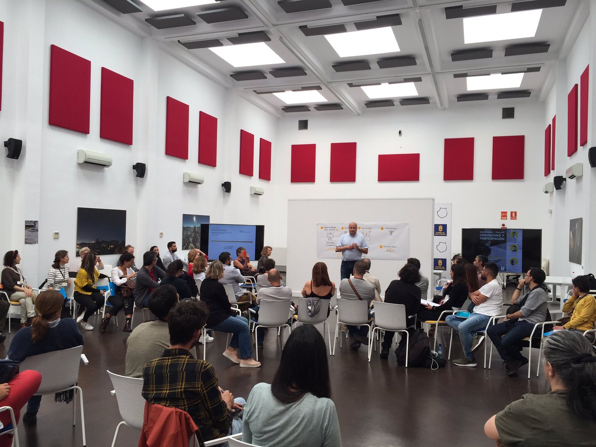 Comenzando en <a href="/GranCanariaCab/">Cabildo Gran Canaria</a> el Laboratorio Ciudadano sobre espacio público recuperado en <a href="/PrensaSBrigida/">Prensa Santa Brígida</a> en el marco del Seminario-Taller de Urbanismo y Participación