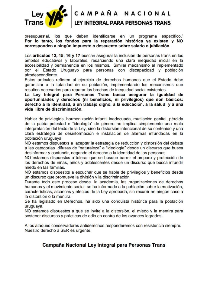 LeyTransYa 💛 tweet media