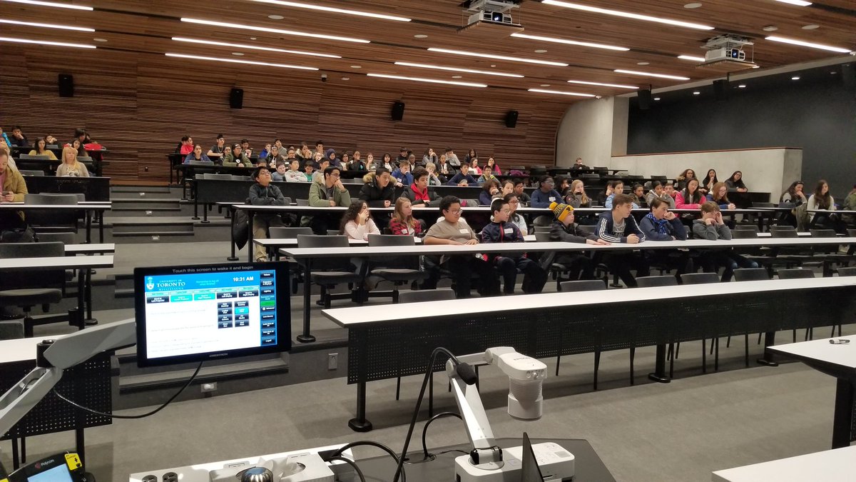 IcubeUTM's tweet photo. Psst, everyone else is doing it!
200 @PeelSchools students just arrived at the #InnovationComplex @UTM to show off their inventions. Come check it out! #i3program https://t.co/ihuD4uZ910