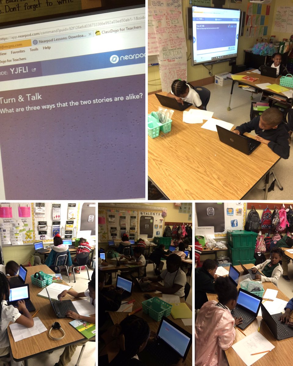 Denson_LES's tweet image. #TechTuesday during our #ReadingLesson today! #ComparingandContrasting stories. #LearningIsFun #ThirdGrade #Nearpod #iReady