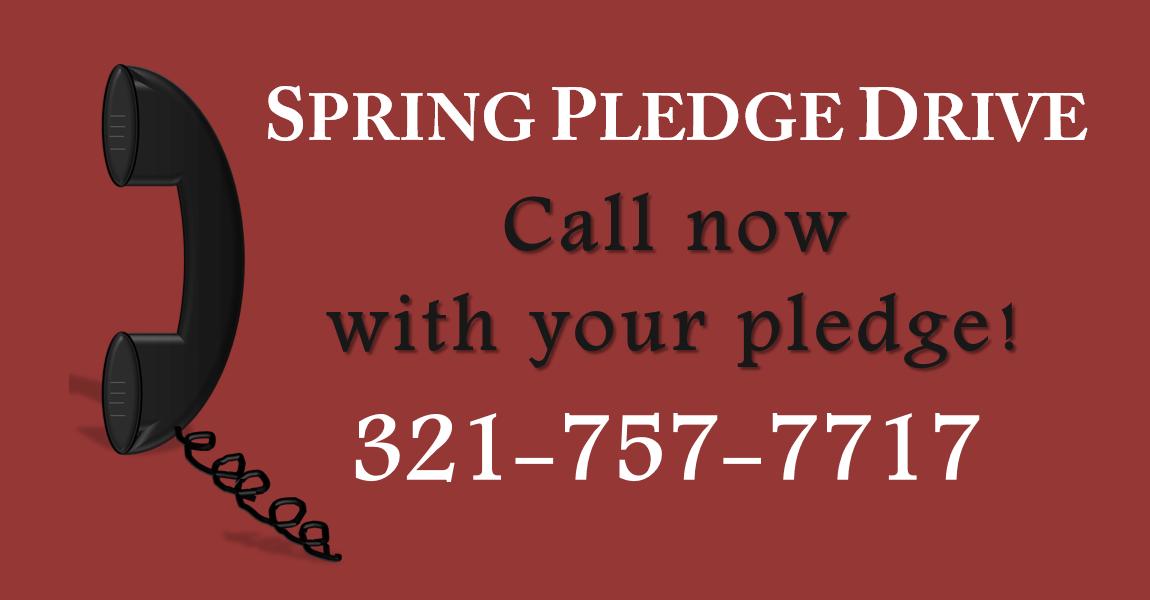 It has begun! 

Our Spring Radiothon is under way. Call with your pledge today!

Thank you for your support.