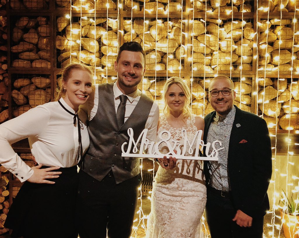 So <a href="/eduannaudeSA/">Eduan Naude</a> was one of the first players I interviewed in South Africa, little did I know that years later I’d be at his wedding...

Football didn’t go the away you wanted it to, mate, but I’d say life is going pretty good. 🙌🏽🙌🏽