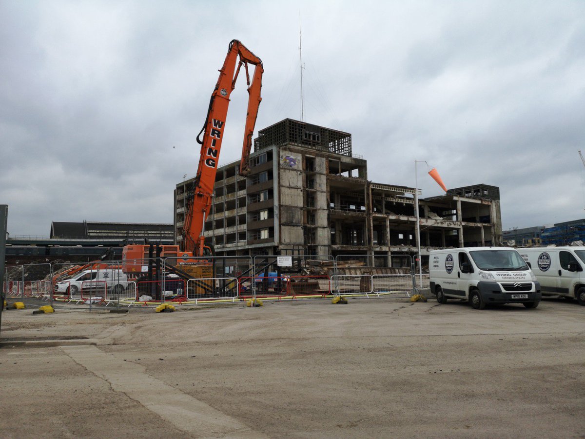 nomaarchitects's tweet photo. #Throwback to last Friday out on site with @kierconstruct for @OpenDoorsWeek at former #Bristol #SortingOffice - really interesting to hear the history of the site and specifics involved with demolition & proximity to the station #OpenDoors19 #construction #demolition #Tbt https://t.co/OKwrWtEBX1