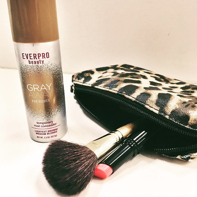 Need a quick touch-up? #GrayAway is perfect for concealing those pesky roots. #rootconcealer