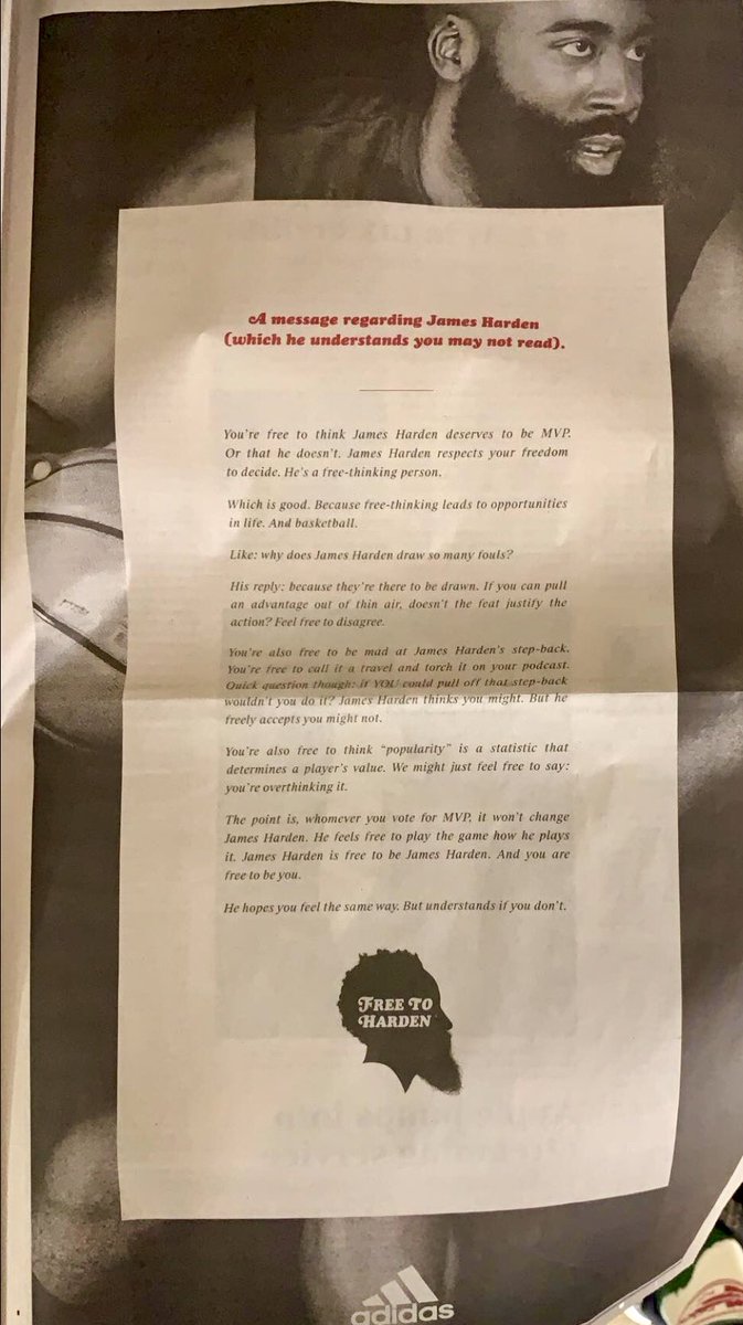 mmargaux8's tweet photo. Reading the Milwaukee Journal Sentinel and THIS. AD. IS. AWESOME. #MVP https://t.co/5X57poiMQq