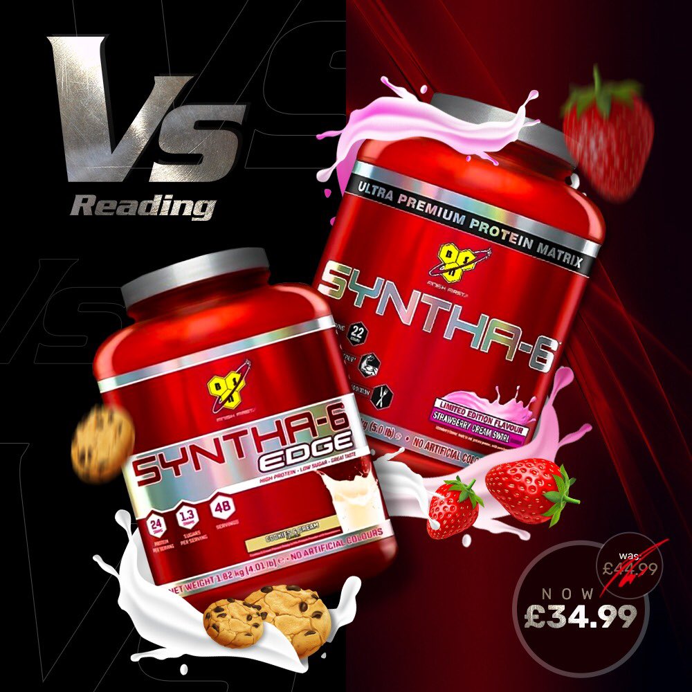 fitcookieuk's tweet photo. 🙃 Special Offer in store on @TeamBSN Syntha-6 Edge 1.8kg and Syntha-6 2.27kg limited edition now: £34.99!! we are open today until 7pm for all your supplements needs ... https://t.co/tdHBwiTEkw