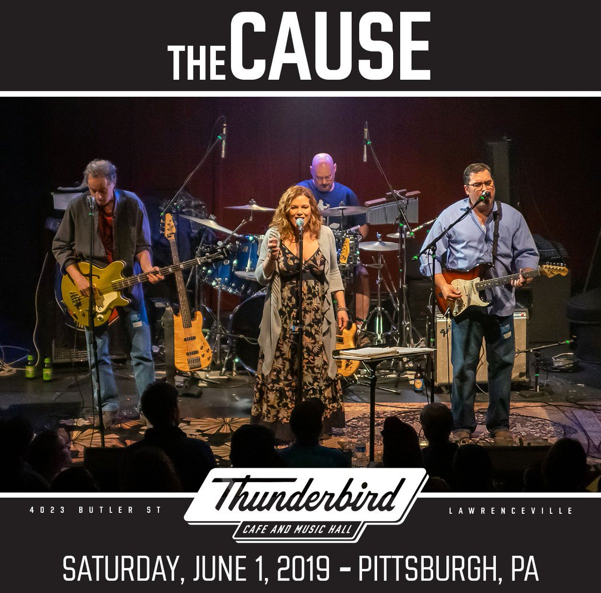 JUST ANNOUNCED: Pittsburgh Jam Band theCAUSE take the stage at Thunderbird Music Hall on June 1st! Tickets are available now!

Tickets: bit.ly/CAUSEtbird
