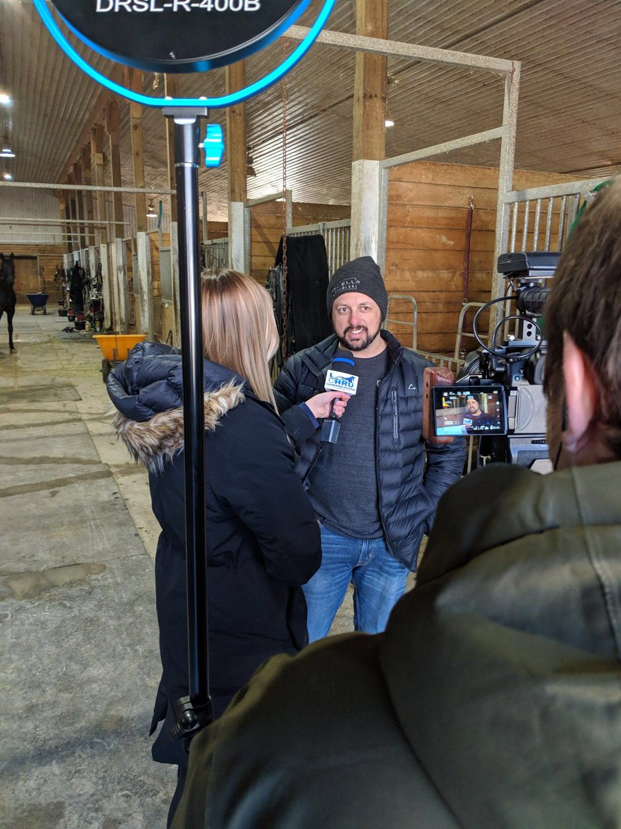 HarnessUpdate's tweet photo. Sneak peek of another HRU Twos in Training video we're working on... this one featuring @carmenauciello  being interviewed by @Jaimifellows and being recorded by her husband, @CurtisMacD31 from @CujoEnt https://t.co/1UQJ6I3HyF
