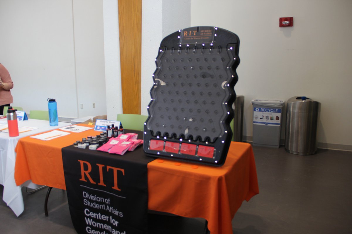 RITWomenGender's tweet photo. Women's Health Fair is Happening Now 3/26!
11am-2pm - RIT Fireside Lounge
Raffles, Freebies, Community Information Tables...Come make your own "VAG BADGE'!! https://t.co/UEmYUIgdDQ