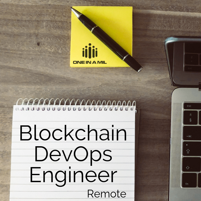 OneinaMilCHS's tweet photo. One of our clients is looking for a Remote DevOps Engineer to join their amazing team made up of the best blockchain developers from all over the world! APPLY: https://t.co/tgAia6jdgL
#devops #devopsengineer #job #career #blockchain #cryptocurrency #blockchaindevops #hiring #hr https://t.co/IyPbP2IfF6