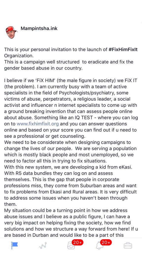 MampintshaNuz's tweet photo. #FixHimFixIt https://t.co/cuerx1KTRy