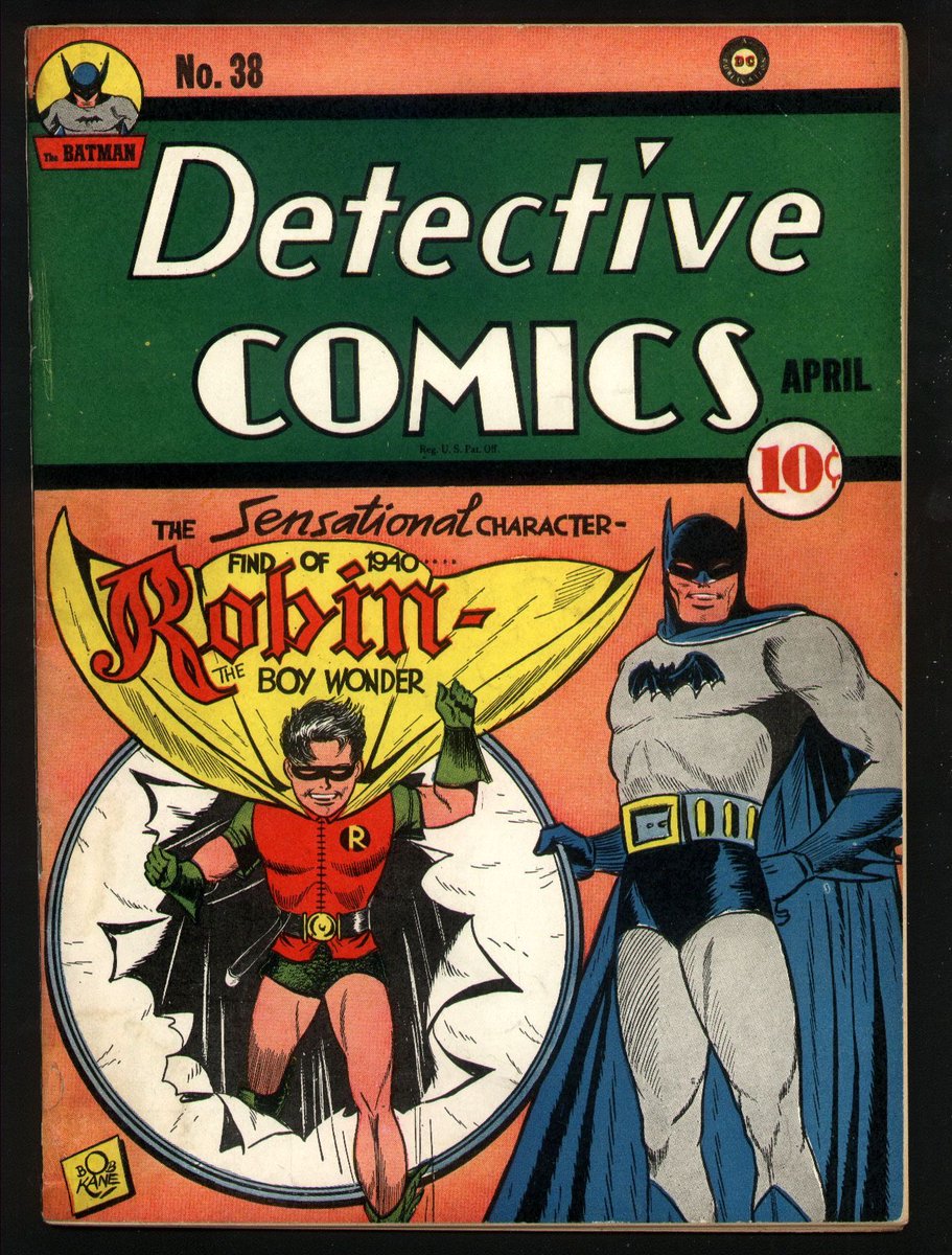 ComicSploot's tweet photo. One of the biggest event in Batman history- the introduction of Robin in Detective Comics #38.  #roadtodetectivecomics1000 #detectivecomics #batman #robin #dccomics https://t.co/I4kAiujRA4