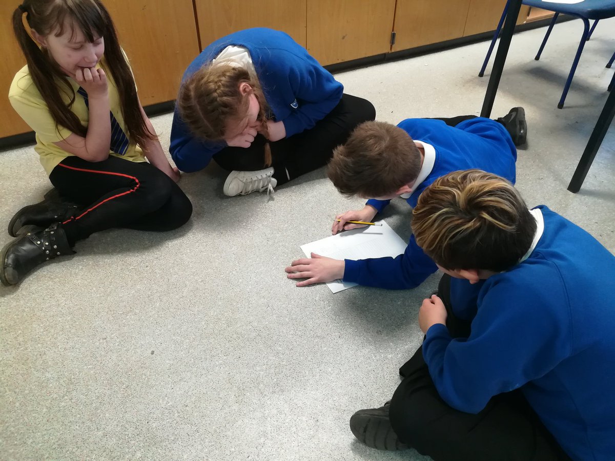 Sarah_Shanks_'s tweet photo. Some P5-P7 pupils participated in our school maths competition today. The teams showed some great teamwork ensuring people took on roles in their group and they explained their understanding. Results will be announced tomorrow for the winning team. https://t.co/v09vl6n666