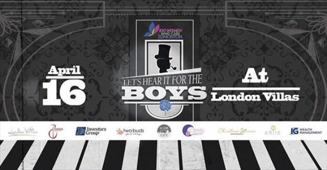 We are only 3 weeks out from our next gathering! We are so excited to be focusing on male related #Yeg #charities &amp; want everyone to join in the fun! Never been before? Check us out! 100womenwhocareedmonton.com #letshearitfortheboys #thepowerof100 #supportyeg