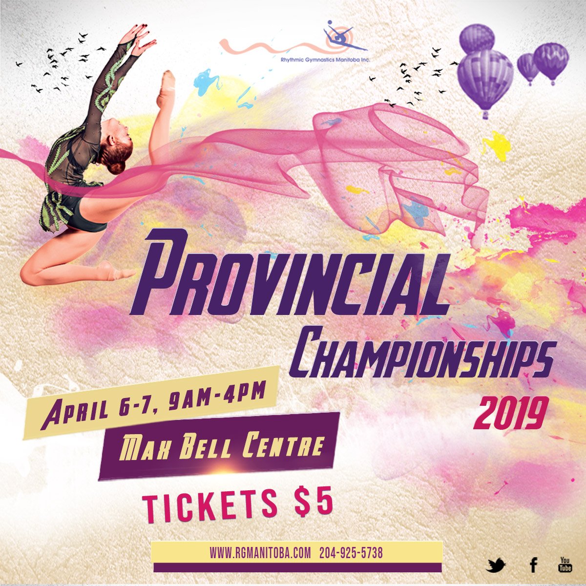 Rhythmic Gymnastics Manitoba appreciates the incredible support our sponsors provide. We are inviting local businesses to become a significant part of our athletes’ success 
goo.gl/r2jDxo