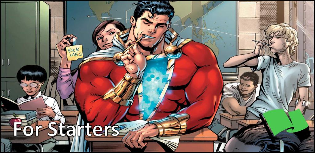 jkgeekly's tweet photo. Need to get ready for the upcoming #Shazam movie? @JKRackley shares his list of #StarterStories. https://t.co/2y28bqp0xm https://t.co/f1lra5SyCC