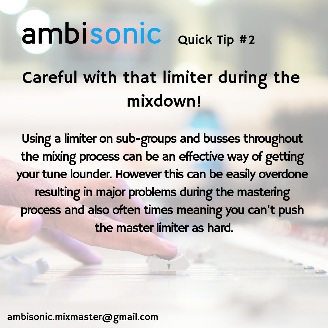 AmbisonicMixMst's tweet photo. Be careful with that limiter! https://t.co/tP0fKIO6VO