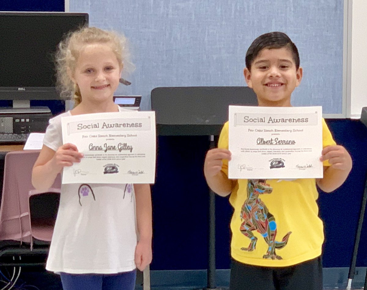 JCPrice331's tweet image. Today is recognition day.... perfect attendance and social awareness awards! These kinder kids are awesome!!! @FairOaksRanchES