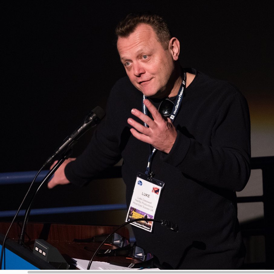 ynp_office's tweet photo. Luke took part in the recent @gsca Film Symposium in LA - “It was great to be part of a healthy discussion about the art of storytelling in giant screen film”. 📸: Kelly Germain 
#GSCAconference https://t.co/G0B80rksbu