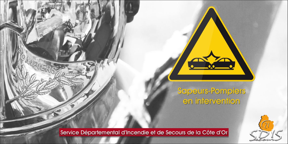 sdis21's tweet photo. ⚠️ Accident de la circulation à #TilChatel, route de #Dijon.
🚫 Circulation coupée. Évitez le secteur, respectez le périmètre de sécurité et facilitez l'accès aux engins de secours. https://t.co/BojrZo2nV5