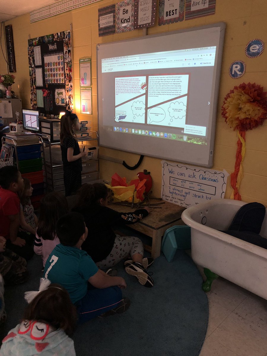 Camp Read A lot fun! We’re sharing our scary camping stories through book creator!