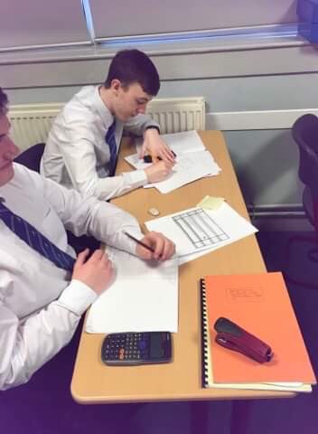 MathsStAndrews's tweet photo. Mrs Blue’s class were doing the Nat 5 Creme Egg Padlock Challenge. Well done to Liam and Thomas! 🔒 🥚 #ActiveLearning #Nat5Maths #ProblemSolving #PadlockChallenge https://t.co/fANvOyVco4
