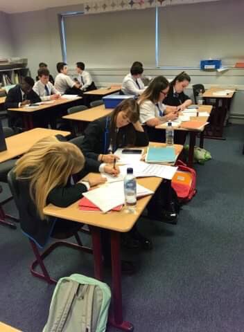 MathsStAndrews's tweet photo. Mrs Blue’s class were doing the Nat 5 Creme Egg Padlock Challenge. Well done to Liam and Thomas! 🔒 🥚 #ActiveLearning #Nat5Maths #ProblemSolving #PadlockChallenge https://t.co/fANvOyVco4