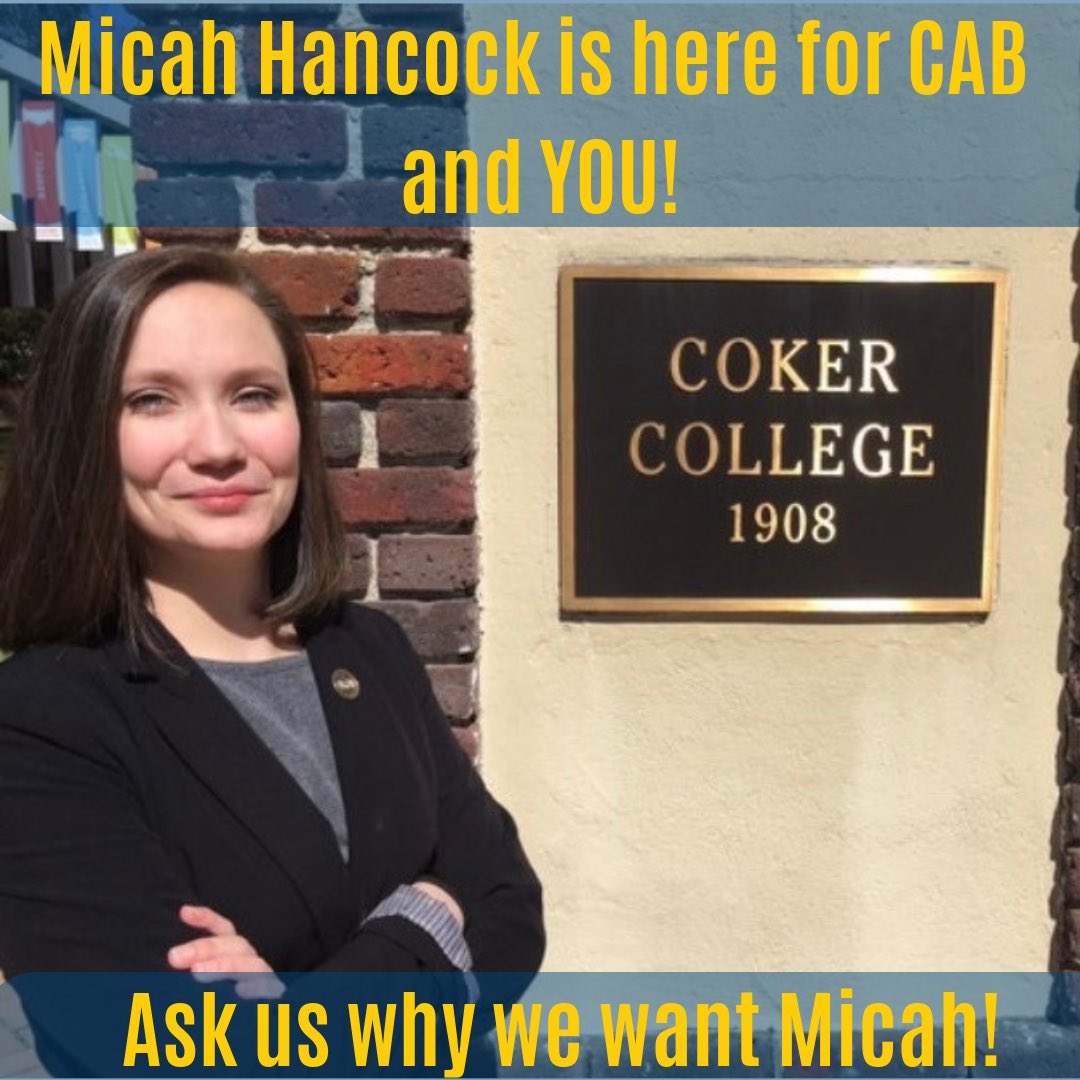 Coker_CAB's tweet photo. Election news! https://t.co/aeO5emw2lO