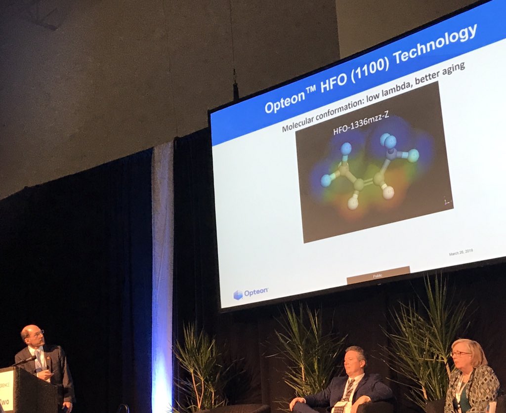 Ernie Wysong “you can learn a lot by looking at the structure of this molecule” <a href="/FoamExpo/">FoamExpo</a> #FoamExpo <a href="/chemours/">The Chemours Company</a> <a href="/ShepChemical/">Shepherd Chemical</a>