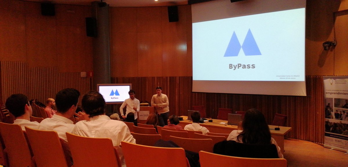 StartUC3M's tweet photo. Bypass: haz todos los pagos relativos a tu coche con el movil #IDEAE #AlternativaEmprender https://t.co/v6N1rOEe0W