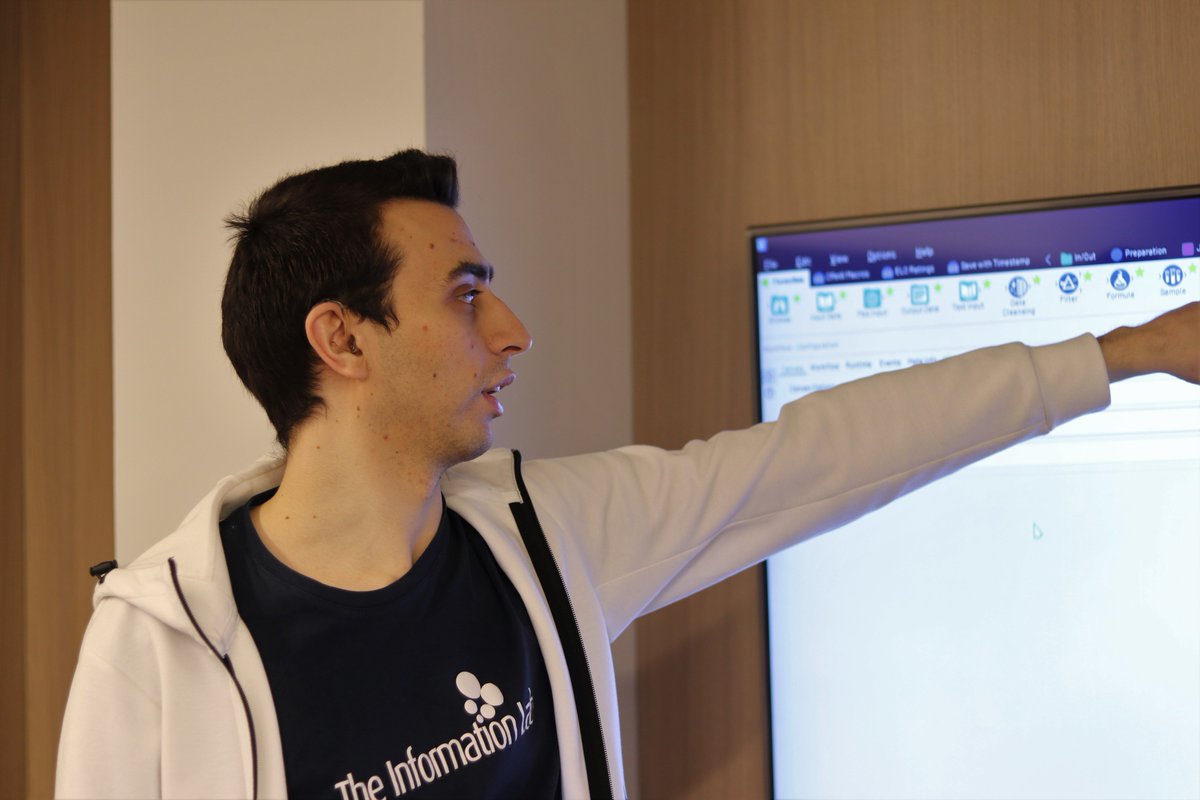 theinfolabie's tweet photo. The inimitable @balders93 delivered a fantastic @alteryx workshop this morning at @theinfolabie offices in #Dublin.
Thanks to everyone who came & we were delighted to hear how much you got from it. #MakesOurDay
#AlteryxTraining #DataAnalytics #Data #BI https://t.co/kjnFZ82e3r