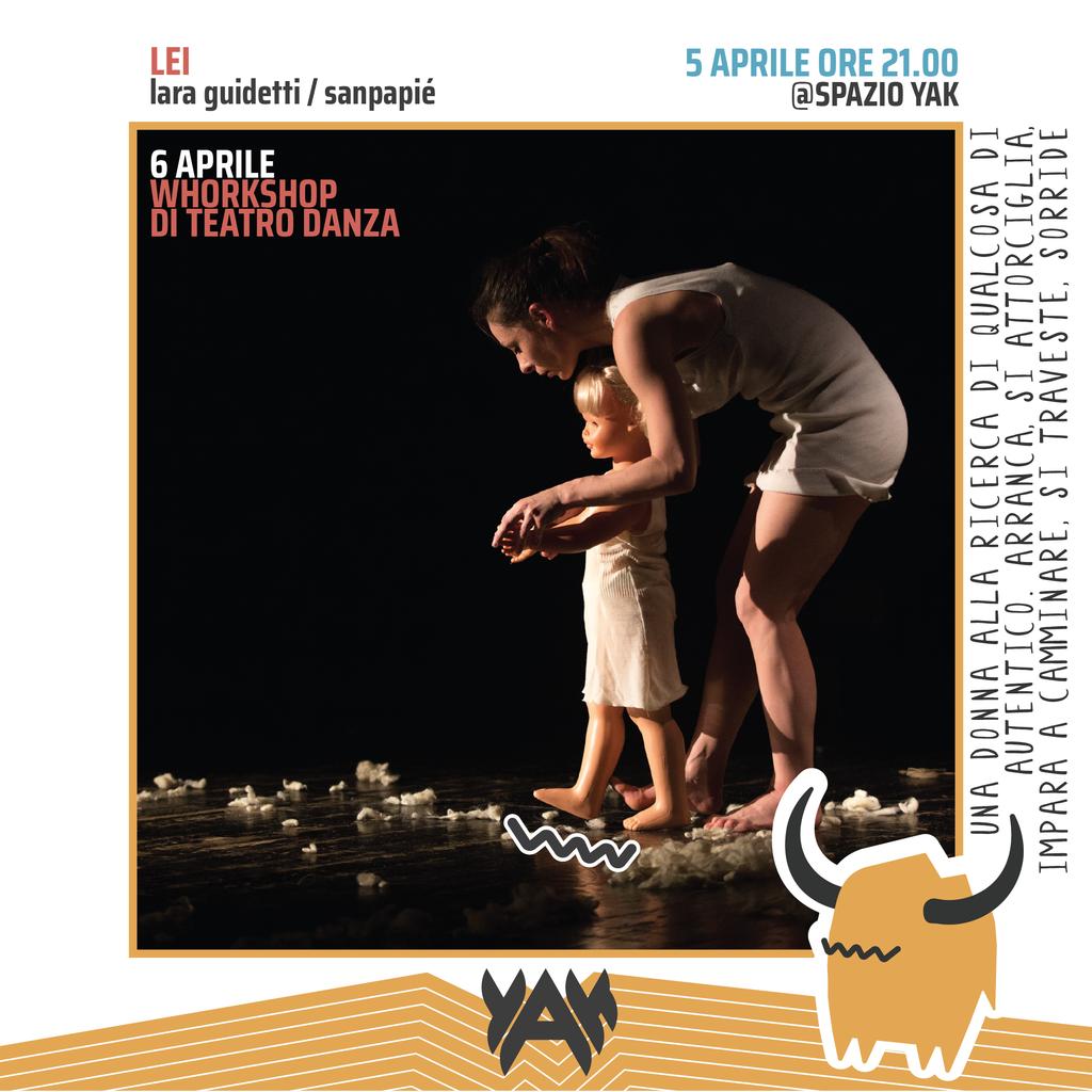 #teatrodanza
Novità in arrivo a #spazioYAK!
--> Venerdì 5 Aprile i SANPAPIÉ arrivano a #varese con LEI: una storia di donne, bambole e la loro di camminare.

--> Sabato 6 Aprile il whorkshop di #teatrodanza con LARA GUIDETTI dedicato alle donne
Info su karakorumteatro.it