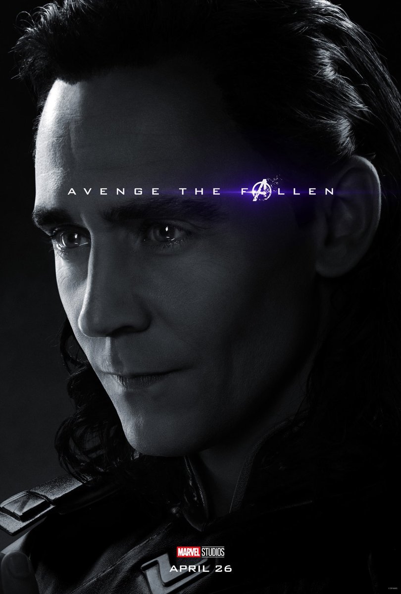 โปสเตอร์คาร์แรคเตอร์โลกิจาก #AvengersEndgame มาแล้วค่ะ มีใครคิดถึงน้องบ้างคะ 😭💚 #TomHiddleston #Loki