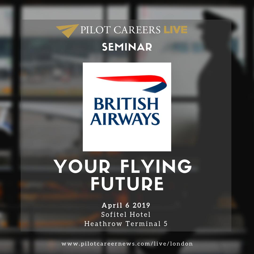 pilotcareernews's tweet photo. Your Flying Future is #BritishAirways ' top priority. @British_Airways is attending #PCL on April 6 to talk to you about their new pilot pathways program and #careeropportunities within #BA
Get your tickets now at, https://t.co/FBvJEpgkzc

#pilottraining #pilotpathways #FlyBA https://t.co/oE3FDv9pet
