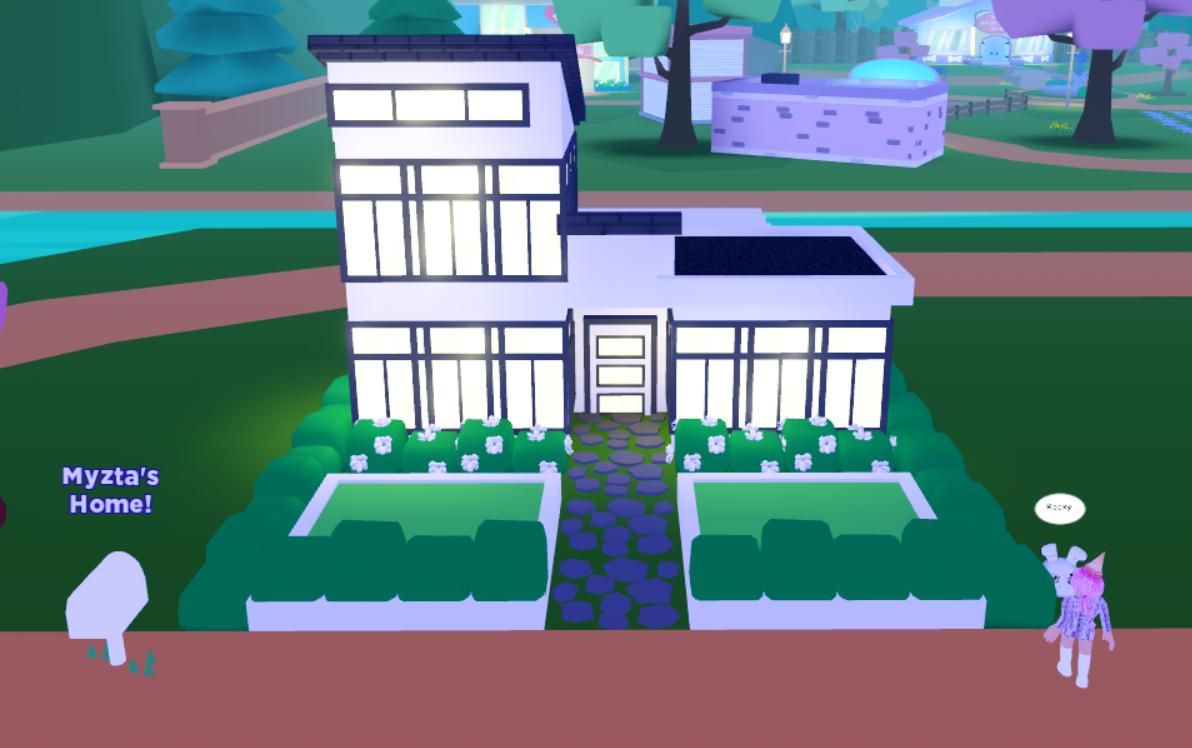 Fullflower Studio Llc On Twitter Just Built A Cute Little Modern Home For My Droplet And I With The House Builder Robloxdev Roblox - my droplets roblox house