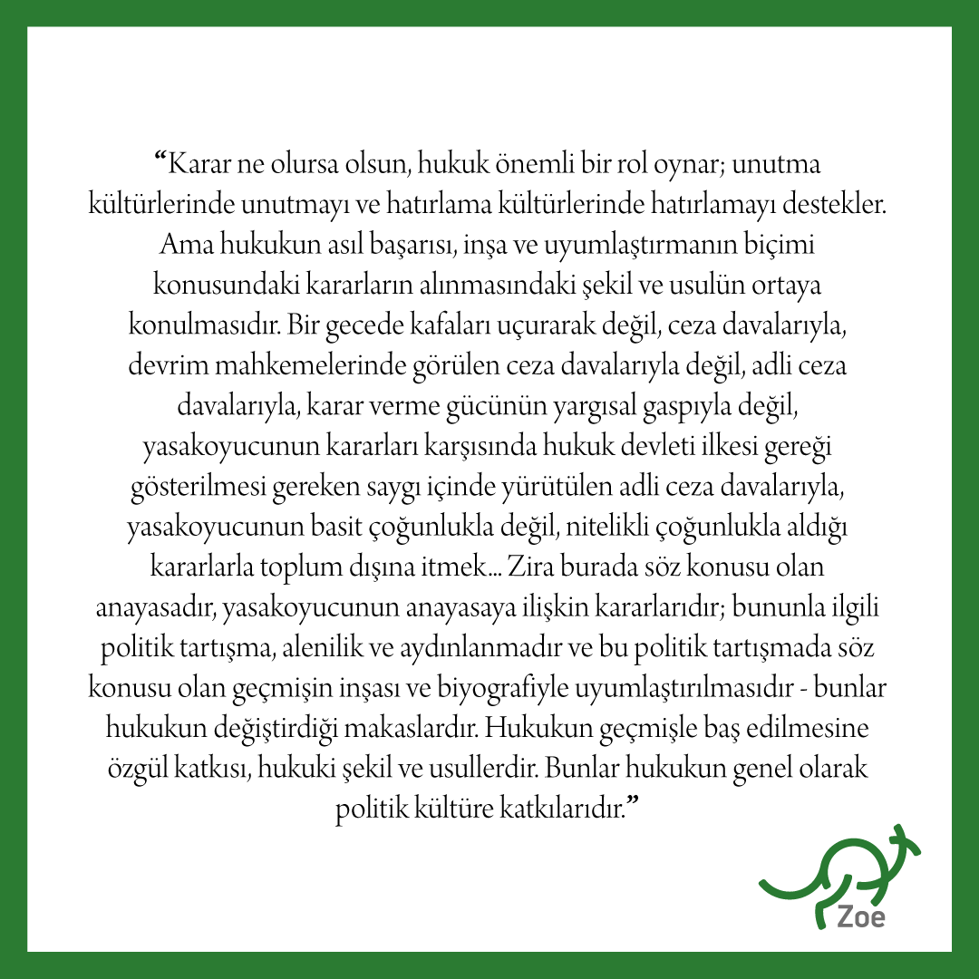 ZoeKitap's tweet photo. #ZoePasaj #ZoeKitap #Hukuk

Geçmişe İlişkin Suç ve Bugünkü Hukuk
Bernard Schlink
Çev. Reyda Ergün [Almanca]

Kitabın Detayları
https://t.co/zmrAAHnTmN https://t.co/q2N2ocx1bq
