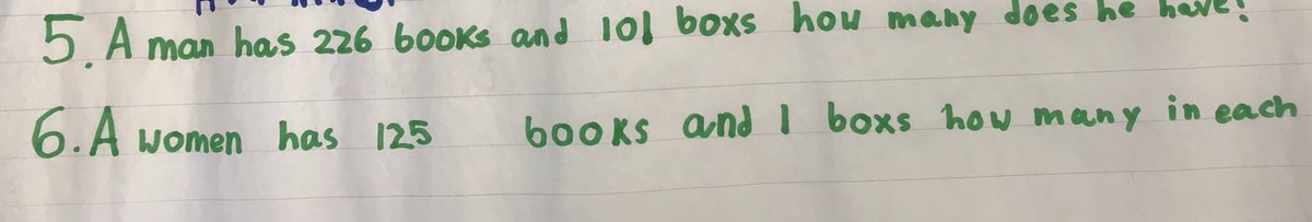 mrspilozzi's tweet image. Begin with the end in mind. We have the answer. What could the word problem be? #differentiation #thinkingaboutmath @OLVMWolverines @HCDSB
