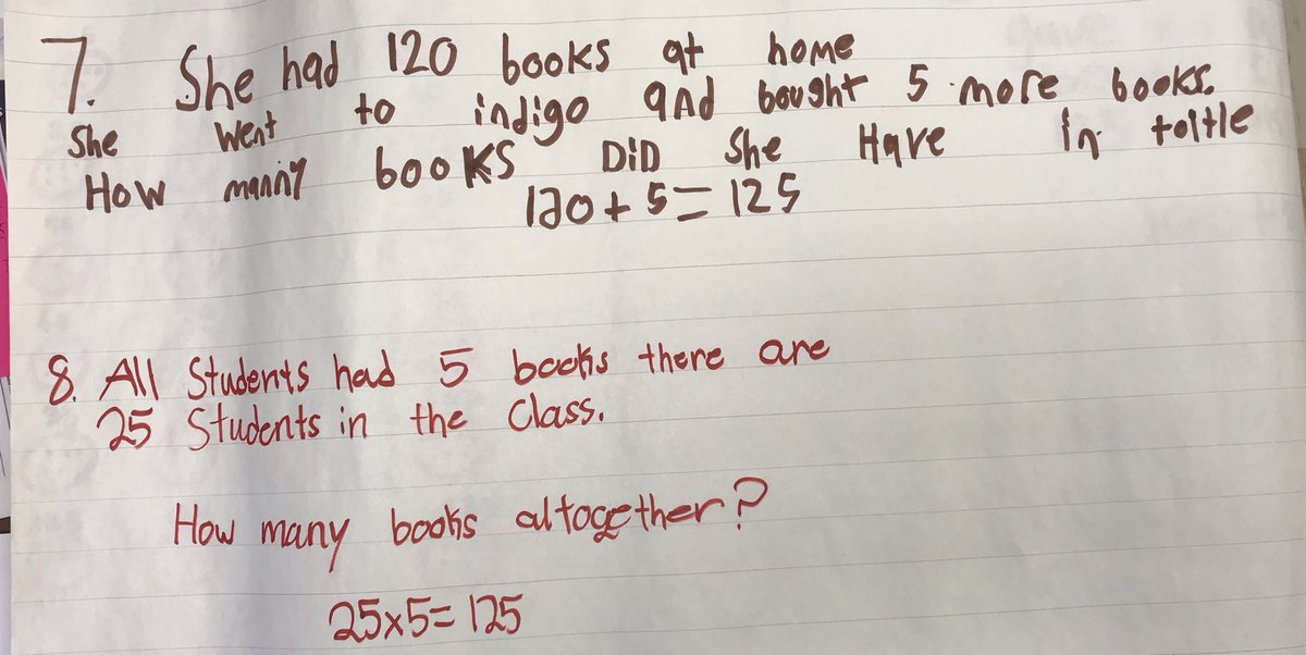 mrspilozzi's tweet image. Begin with the end in mind. We have the answer. What could the word problem be? #differentiation #thinkingaboutmath @OLVMWolverines @HCDSB