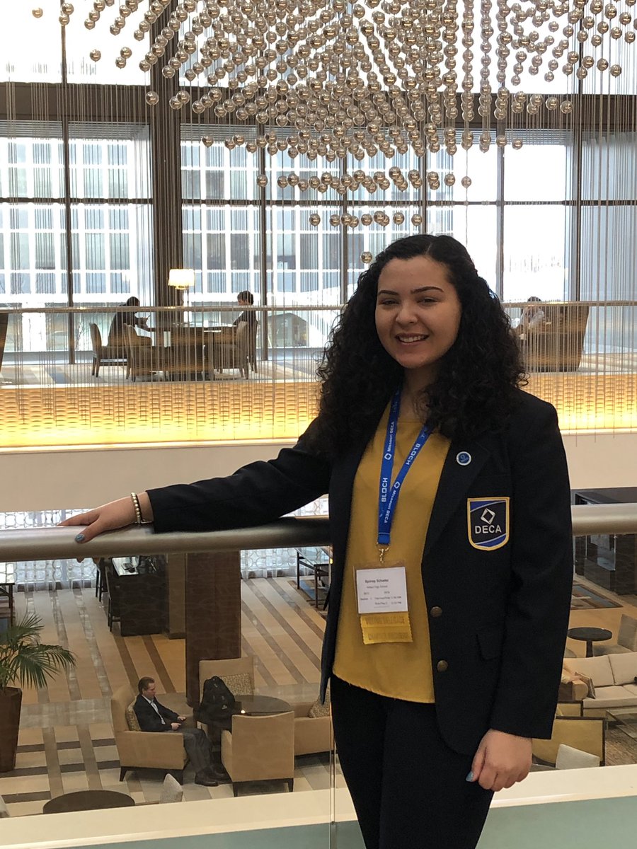 WillardDECA's tweet photo. So very proud of @SydneySchader and her performance in Marketing Communication at @MissouriDECA State Competition! @willardschools @Willard_HS #DreamItBelieveItAchieveIt #LifeReady #WillardFamily https://t.co/qtJ8yNXYRb