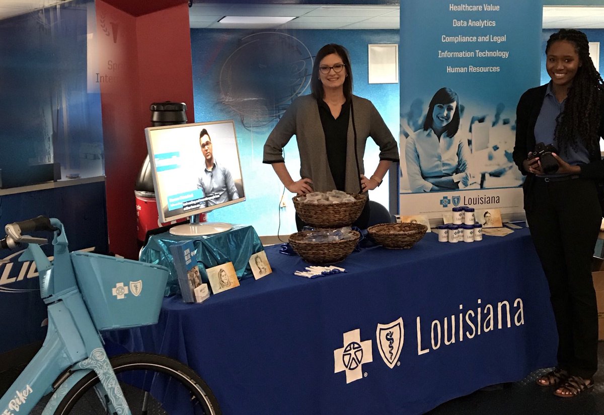 Excited to meet ⁦<a href="/JAneworleans/">Junior Achievement</a>⁩ students <a href="/UofNO/">University of New Orleans</a> ⁦<a href="/YouthForceNOLA/">YouthForce NOLA</a>⁩ w/⁦<a href="/GNOinc/">GNO, Inc.</a>⁩ ⁦<a href="/jpmorgan/">J.P. Morgan</a>⁩ and share #career opportunities at Blue Cross. #CareerExpo2019 #CityofYes #RealWorldSkills #RealLifeSuccess