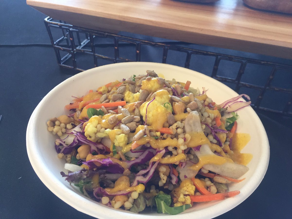 TFEATS's tweet photo. Another #TargetField classic @roots4hometeam is back this year with 2 new salads! The Bollywood Smash Salad and the Northside Fresh Salad! Roots for the Home Team is a great influence in our community, so make sure to check them out! #TargetFieldEats #DelawareNorth #SeedsofSpring https://t.co/0kG5zlgQ4B