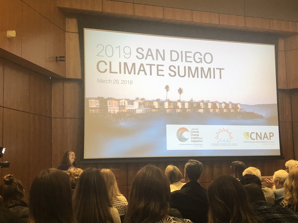 Excited to be one of the lucky 250 ppl to snag a seat at the #SDClimateSummit hosted by @CSAinAction and @Scripps_Ocean. @SDGE is proud to be a leading supporter once again! Full house and full minds! #leadonclimate #SDGEgiving #climateresiliency